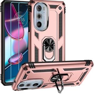 NWT Moto Edge 30 Plus 2022 Case with screen protector, rose gold